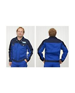 Bundjacke Kornblau/Marine mit HUBER-Logo (Mascot®, Modell Como)